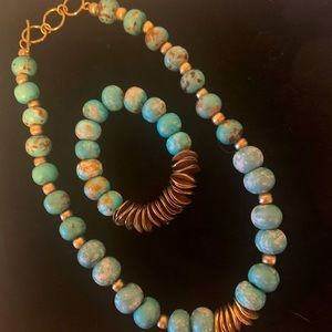 From The Earth necklace/bracelet set.